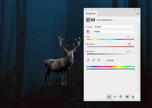 آموزش طراحی گوزن درخشان در فتوشاپ